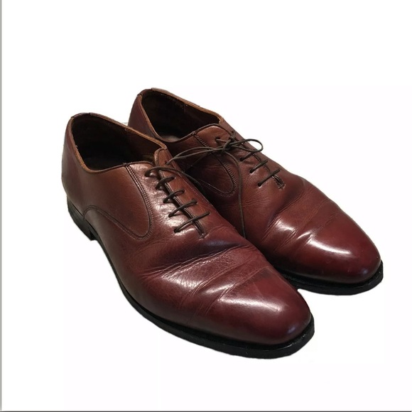 Grenson Leather Oxford Dress Shoes Lace Up Brown Sz 11 main image 4